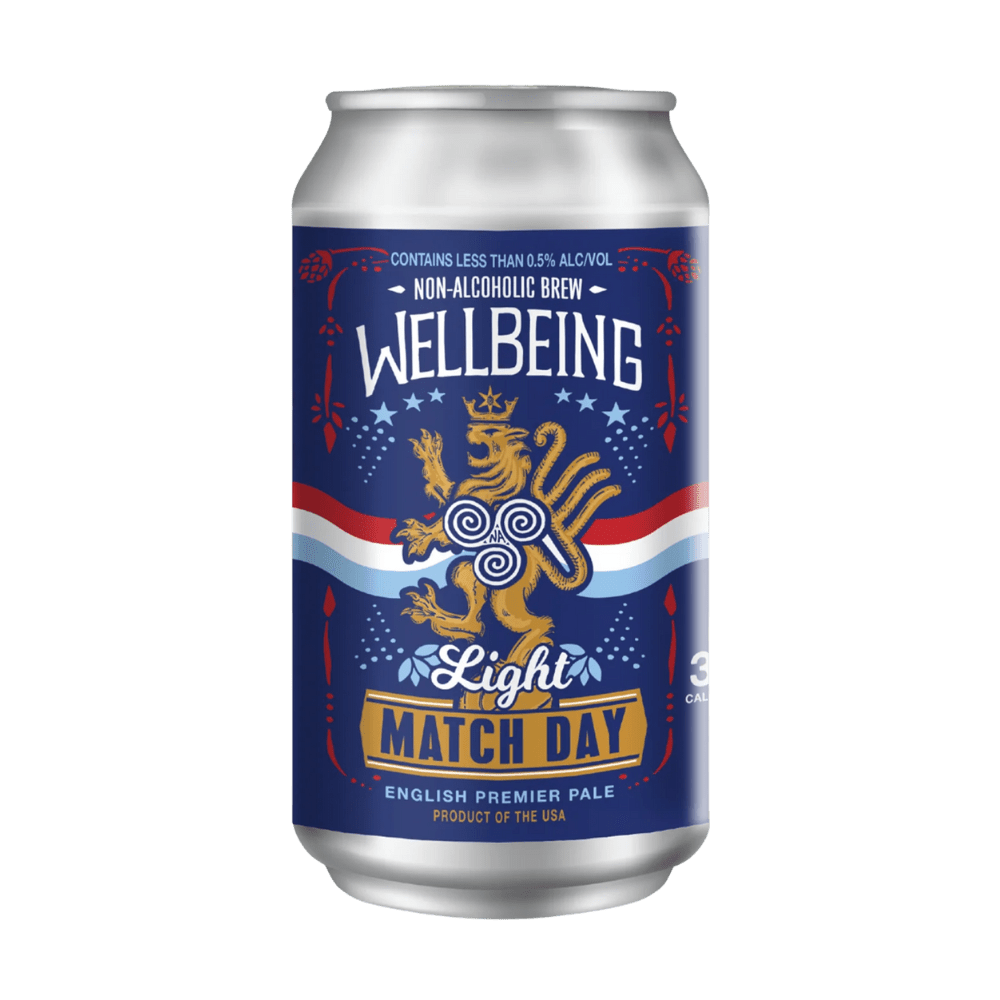 Wellbeing Match Day Light 12Oz 6Pack
