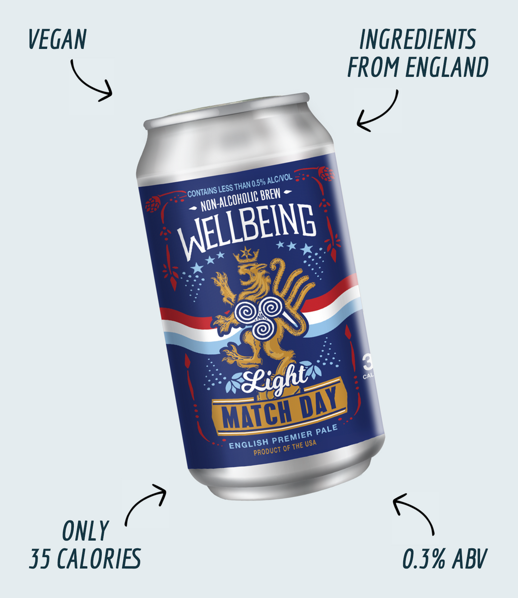 Match Day Light Pale Ale WellBeing Brewing®