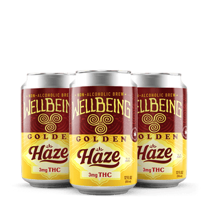 Golden Haze THC Seltzer – 3mg THC Non-Alcoholic Brew | 4 Pack Golden Haze THC Seltzer – 3mg THC Non-Alcoholic Brew | 4 Pack