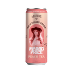 Margo Price Peach Tea THC CBD Seltzer 12oz Slim Can Front